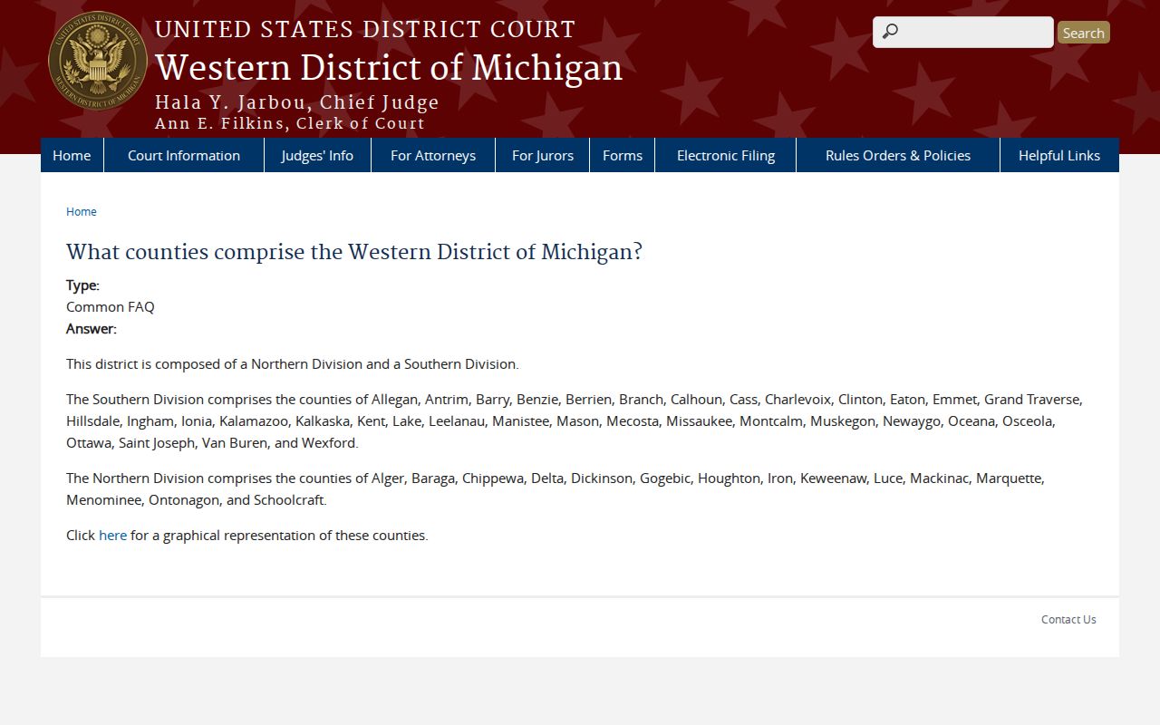 Lake County court docket federal division source